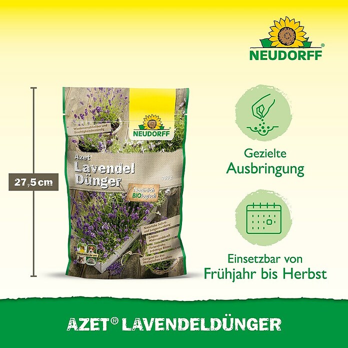Neudorff Azet Lavendeldünger (750 g)