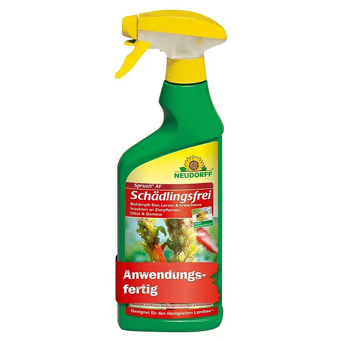 Neudorff Spruzit Schädlingsfrei - 500 ml, Anwendungsfertig - Sprühflasche Schädlingsfrei AF von Neudorff zur Bekämpfung von Insekten an Zierpflanzen, Obst und Gemüse.