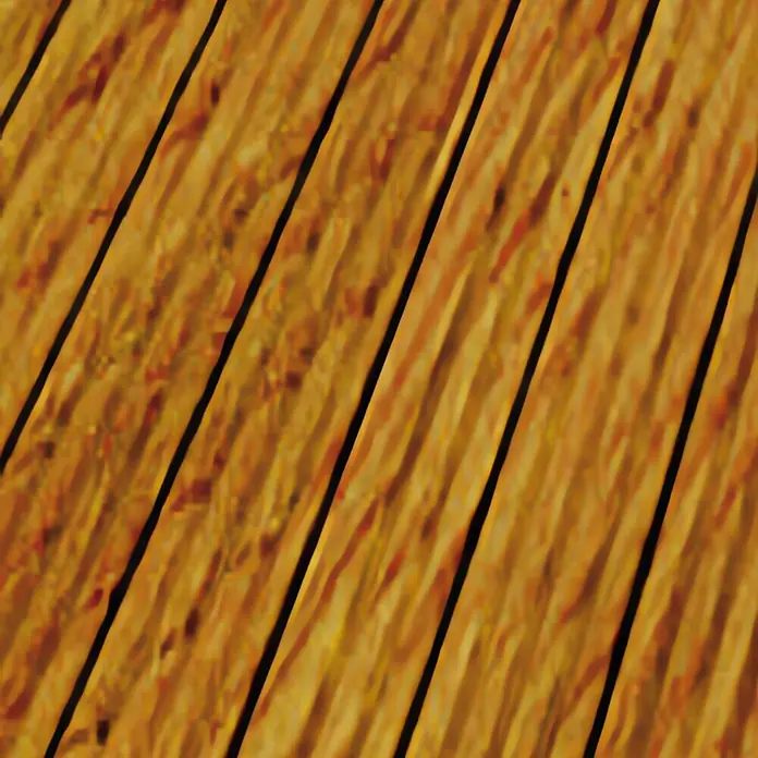 Bona Home Terrassen-Öl - Teak, 750 ml - Detailansicht eines natürlich gemaserten Holzfußbodens, dessen Oberfläche durch dunkle Fugenlinien akzentuiert wird.