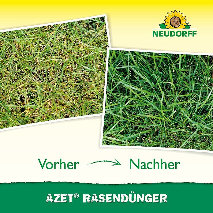 Neudorff Azet Rasendünger (10 kg, Inhalt ausreichend für ca.: 200 m²)