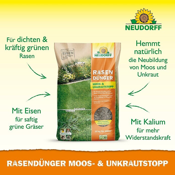 Neudorff Rasendünger Spezial 5 in 1 (10 kg)