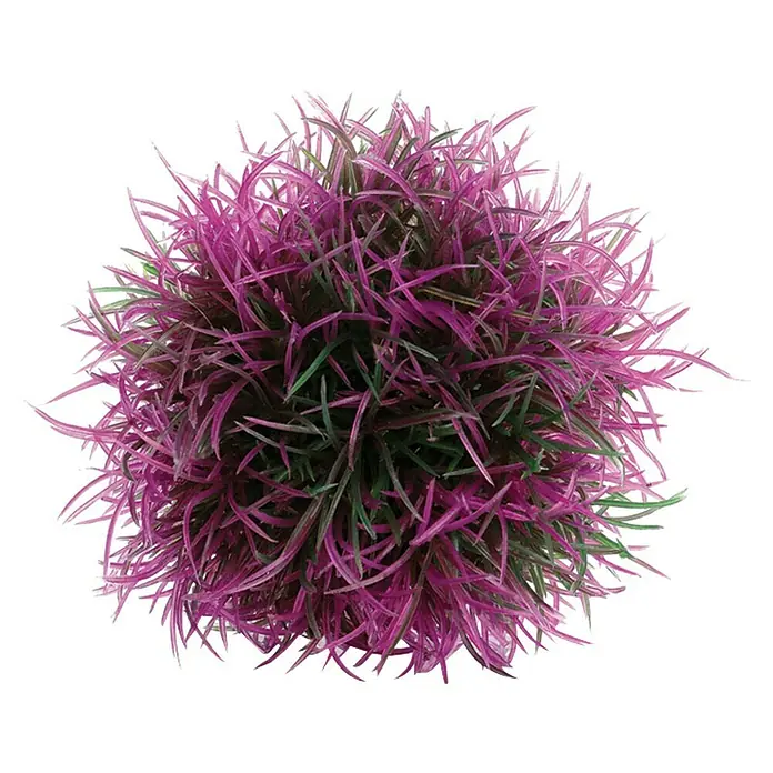 biOrb Deko-Set für Aquarien Pink Ocean - 12 -tlg., Violett/Weiß, Passend für: Aquarien ab 30 l - Kunstpflanze mit lila und grünen Blättern in Kugelform. Ideal für Aquarien oder Dekorationen.