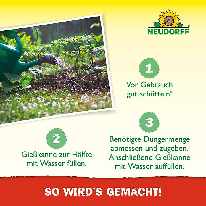 Neudorff Azet Tomatendünger (1 l, Max. ausreichend für Flüssigkeitsmenge: 100 l) | BAUHAUS