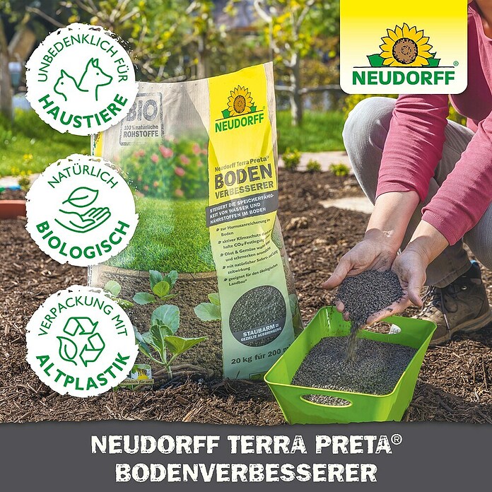 Neudorff Bodenaktivator Terra Preta (10 kg, Inhalt ausreichend für ca.: 100 m²)