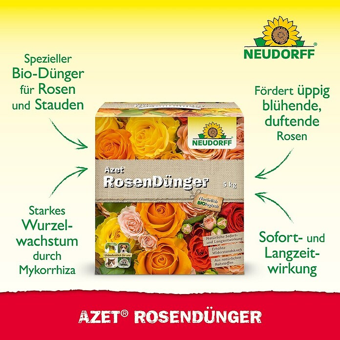 Neudorff Azet Rosendünger (5 kg) | BAUHAUS