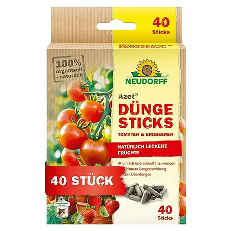 Neudorff Azet Grünpflanzen-Düngestäbchen Tomaten und Erdbeeren