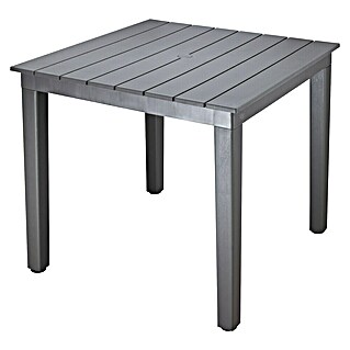 Vrtna miza (Do x Š x V: 77 x 77 x 74 cm, Siva)