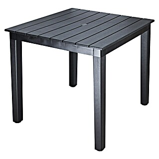 Vrtna miza (Do x Š x V: 77 x 77 x 74 cm, Antracit)