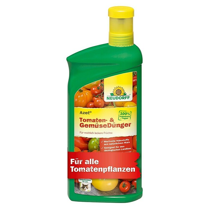 Neudorff Azet Tomatendünger (1 l, Max. ausreichend für Flüssigkeitsmenge: 100 l) | BAUHAUS