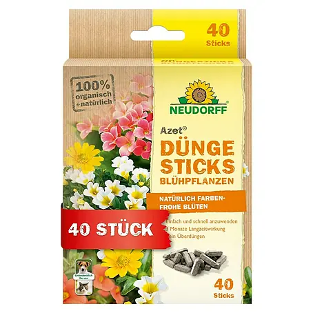 Neudorff Azet Blühpflanzen-Düngestäbchen