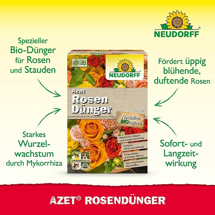 Neudorff Azet Rosendünger (2,5 kg)