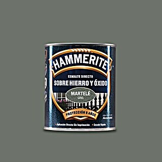 Hammerite Esmalte para metal Hierro y Óxido (Gris, 2,5 l, Martelé)