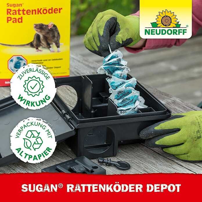 SUGAN RATTENKÖDERBOXLEER                NEUDORFF