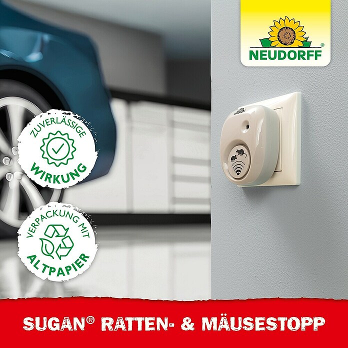 Neudorff Sugan Ratten- & Mäusebekämpfung (Max. Anwendungsfläche: 80 m²) | BAUHAUS