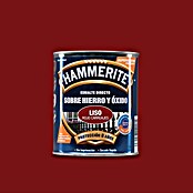 Hammerite Esmalte para metal Hierro y óxido (Rojo antiguo, 750 ml, Brillante)