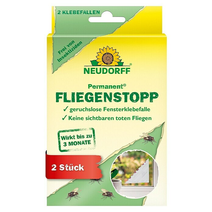 Neudorff Permanent Klebefalle Fliegenstopp (2 Stk.) | BAUHAUS