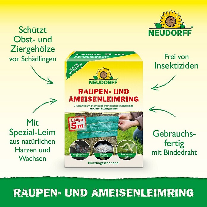 Neudorff Raupen- & Ameisenleimring (5 m)
