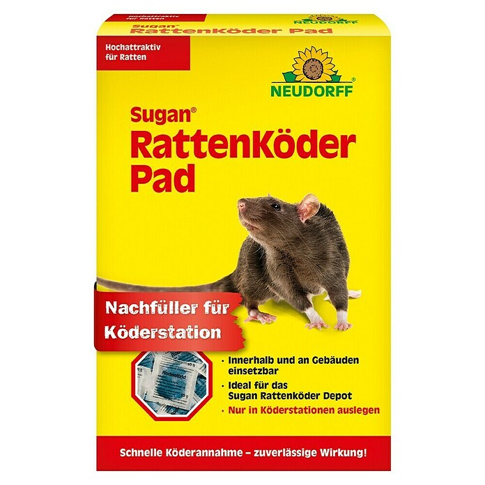 Neudorff Sugan Rattenköder Pads (400 g)