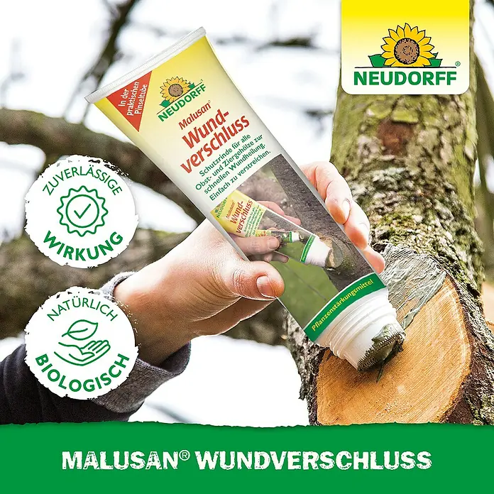 Neudorff Malusan Wundverschluss - 275 ml - Malusan Wundverschluss: Schutzrinde für Obst- und Ziergehölze zur schnellen Wundheilung. Einfach aufzutragen für gesunde Pflanzen.