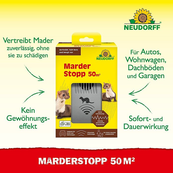 Neudorff Schädlings-Stopp (Wohnraum, Geeignet für: Marder) | BAUHAUS