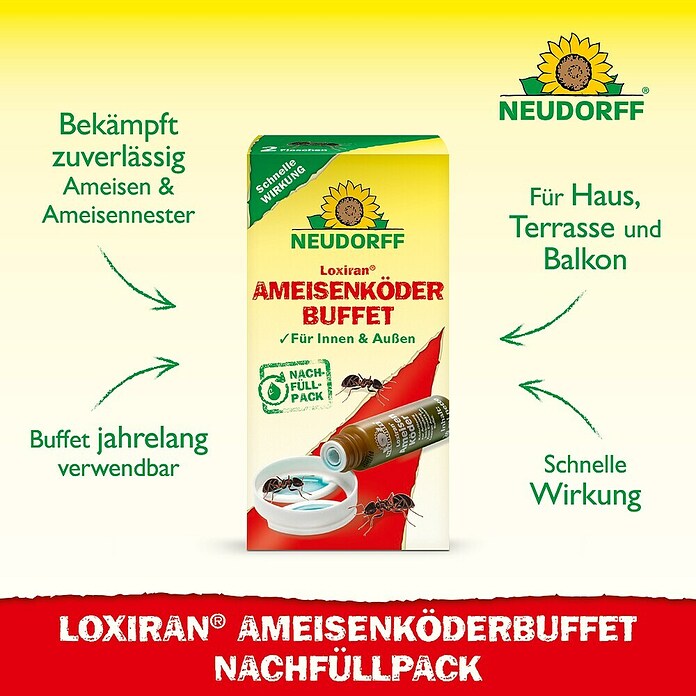 Neudorff Loxiran Ameisenköder (2 x 20 g)