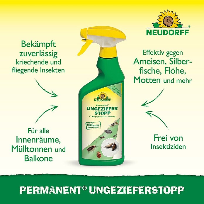 Neudorff Permanent Insekten-Spray Ungezieferstopp (500 ml) | BAUHAUS