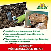 Neudorff Quiritox Wühlmausköder Depot (67 x 248 x 275 mm) | BAUHAUS