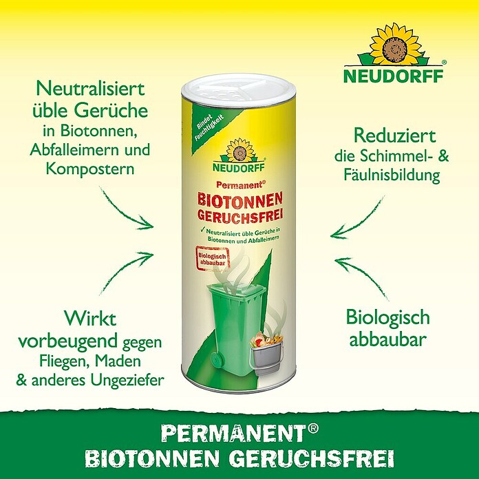 Neudorff Permanent Fliegenmaden- & Geruchsfrei (500 g)