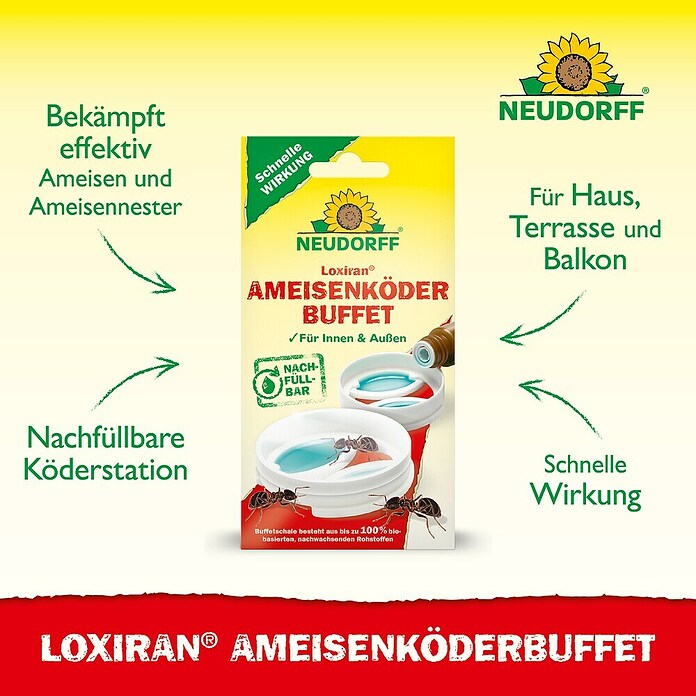 Neudorff Loxiran Ameisen-Buffet (2 Stk.)