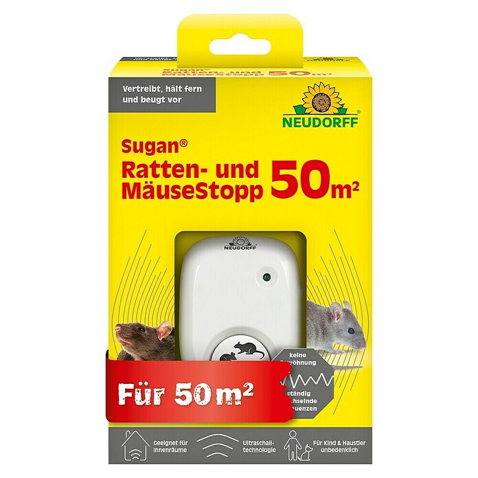 Neudorff Sugan Ratten- & Mäusebekämpfung (Max. Anwendungsfläche: 50 m²) | BAUHAUS