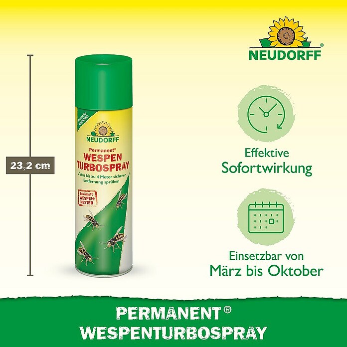 Neudorff Permanent Wespen-Spray Turbo (500 ml)