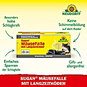 Neudorff Sugan Mausefalle mit Langzeitköder (Schlagfalle, Kunststoff) | BAUHAUS