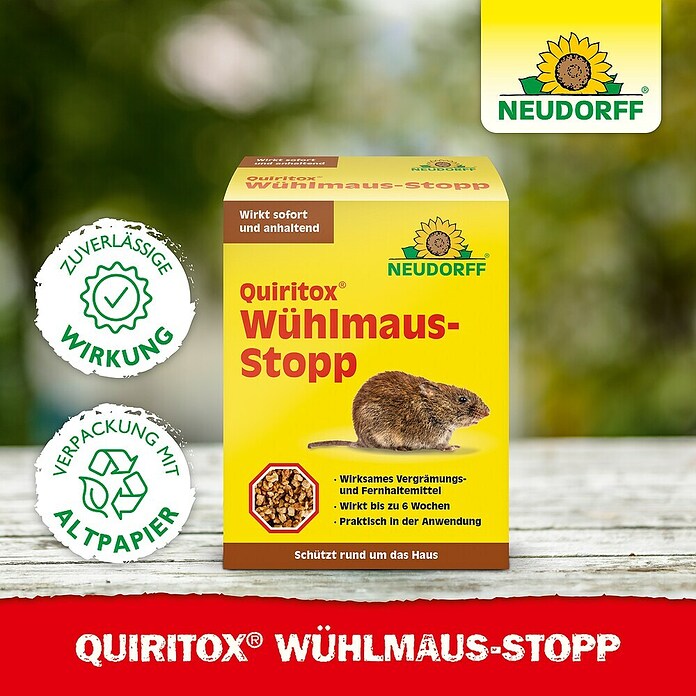Neudorff Quiritox Wühlmaus-Stopp (200 g) | BAUHAUS