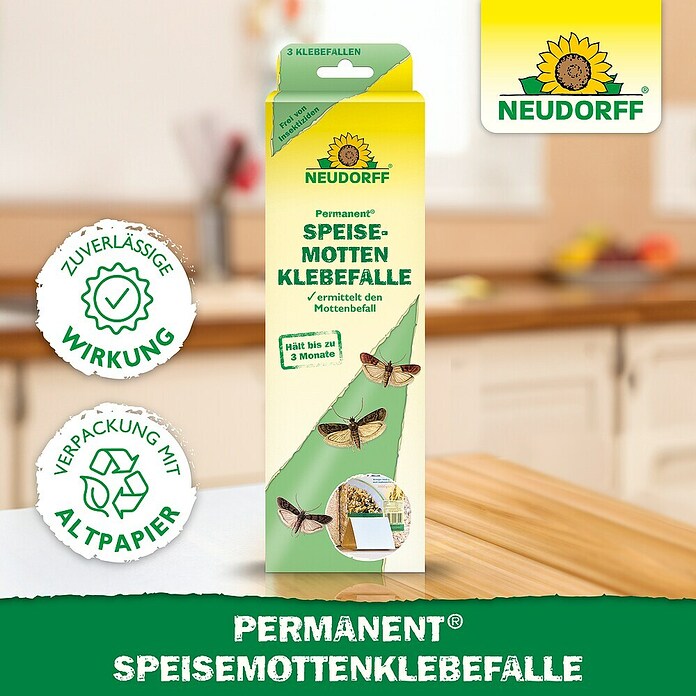 Neudorff Permanent Lebensmittelmottenfalle (3 Stk.) | BAUHAUS