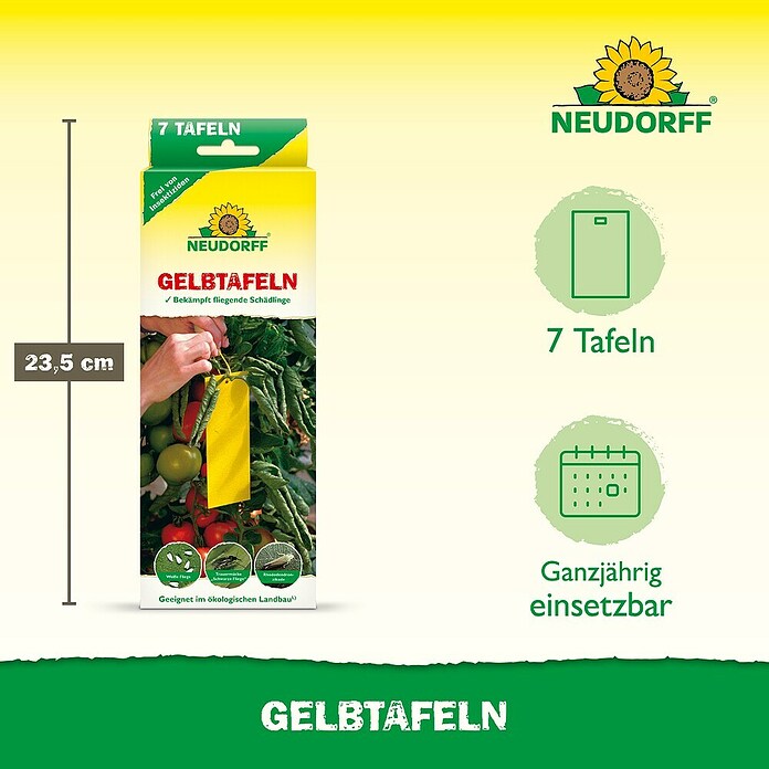 Neudorff Gelbtafeln (7 Stk.)