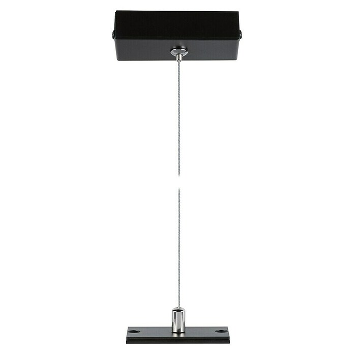 Paulmann Linion Abhängung Seil (L x B x H: 150 x 150 x 4 cm, Signalschwarz) | BAUHAUS