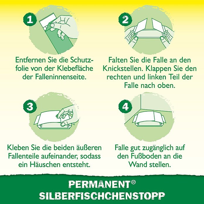Neudorff Permanent Silberfischköder Silberfischchenstopp (3 Stk.) | BAUHAUS