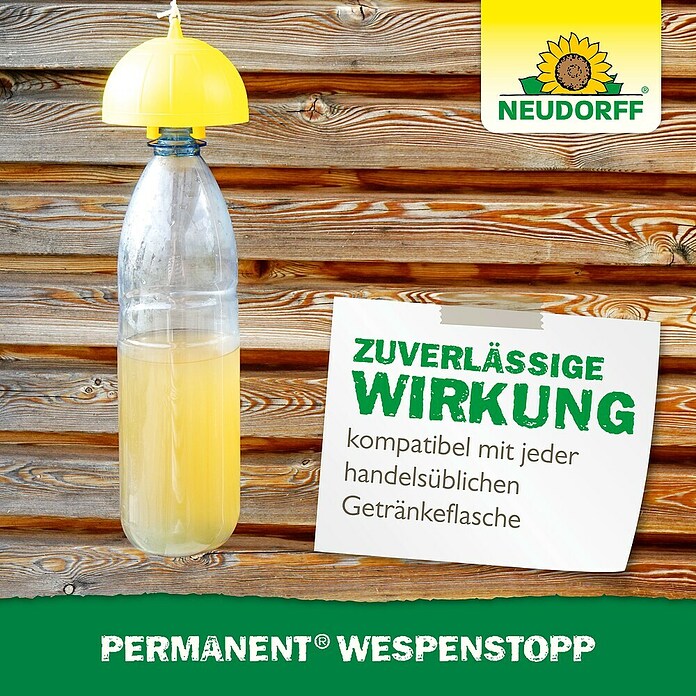 Neudorff Permanent Wespenfalle Wespenstopp (Passend für: PET-Flaschen) | BAUHAUS