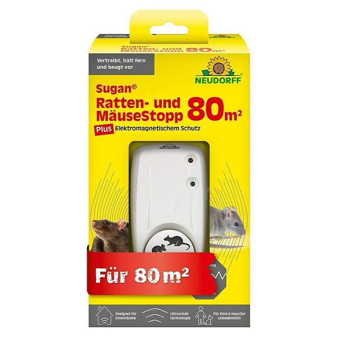 Neudorff Sugan Ratten- & Mäusebekämpfung (Max. Anwendungsfläche: 80 m²) | BAUHAUS
