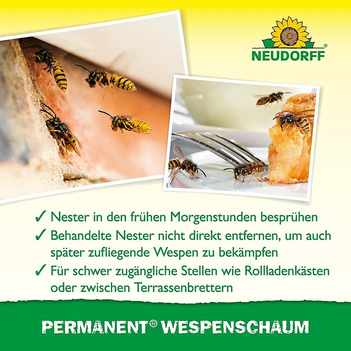 Neudorff Permanent Wespenschaum (500 ml) | BAUHAUS