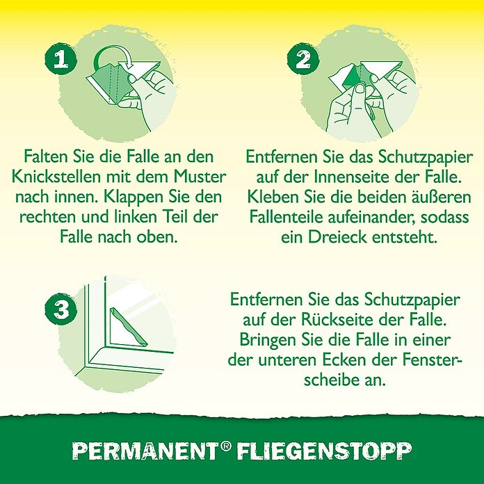 Neudorff Permanent Klebefalle Fliegenstopp (2 Stk.) | BAUHAUS
