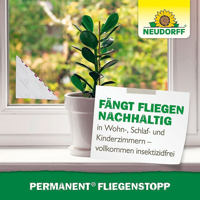 Neudorff Permanent Klebefalle Fliegenstopp (2 Stk.) | BAUHAUS