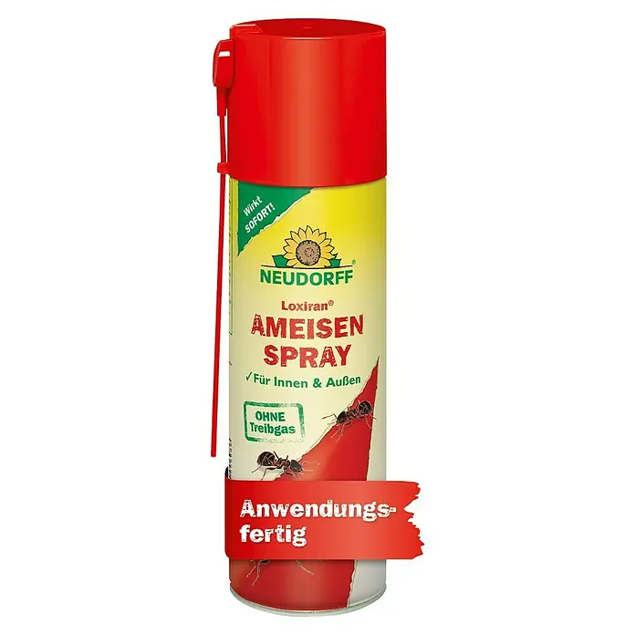 Neudorff Loxiran Ameisenspray - 400 ml - Eine Dose Neudorff Loxiran Ameisen Spray zur schnellen und effektiven Bekämpfung von Ameisen im Innen- und Außenbereich, ohne Treibgas.