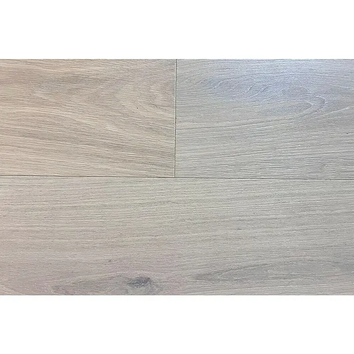 Fertigparkett - Eiche Natura, 1.900 x 190 x 14 mm, Landhausdiele - Helles Laminatparkett mit einer subtilen Holzmaserung, ideal für moderne Innenräume und zur Aufwertung des Fußbodens.