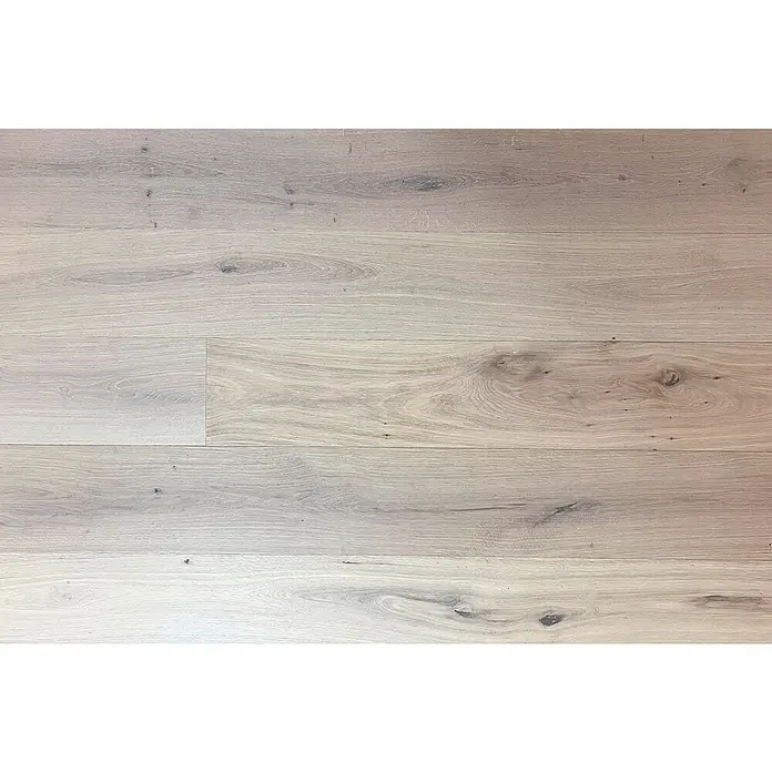 Parkett - Eiche Natura, 1.900 x 190 x 14 mm, Landhausdiele - Helles Holzbodenmuster mit natürlicher Maserung, das ein Gefühl von Wärme und Eleganz vermittelt. Perfekt für moderne Innenräume.