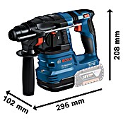 Bosch Professional Akumulatorska udarna bušilica GBH 185-LI Solo  (18 V, Bez akumulatora, 1,9 J) | BAUHAUS