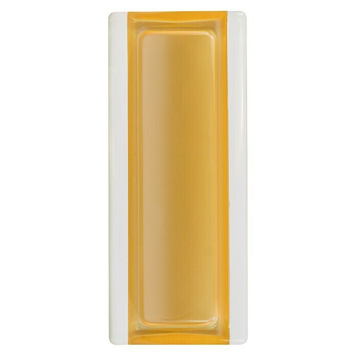Fuchs Design Perfil de bloques de vidrio (Dorado, 18 x 8 cm, Vidrio)