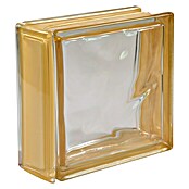 Fuchs Design Perfil de bloques de vidrio (Dorado, 18 x 8 cm, Vidrio)