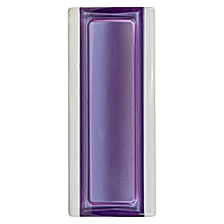 Fuchs Design Perfil de bloques de vidrio (Violeta, 18 x 8 cm, Vidrio)