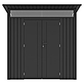 Gardol Gerätehaus Style (Außenmaß inkl. Dachüberstand (B x T): 225 x 190 cm, Metall, Schwarz) | BAUHAUS